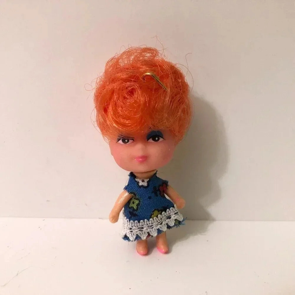 Vintage Liddle Kiddle Clone Doll Necklace Loop 2 Inch  Tall